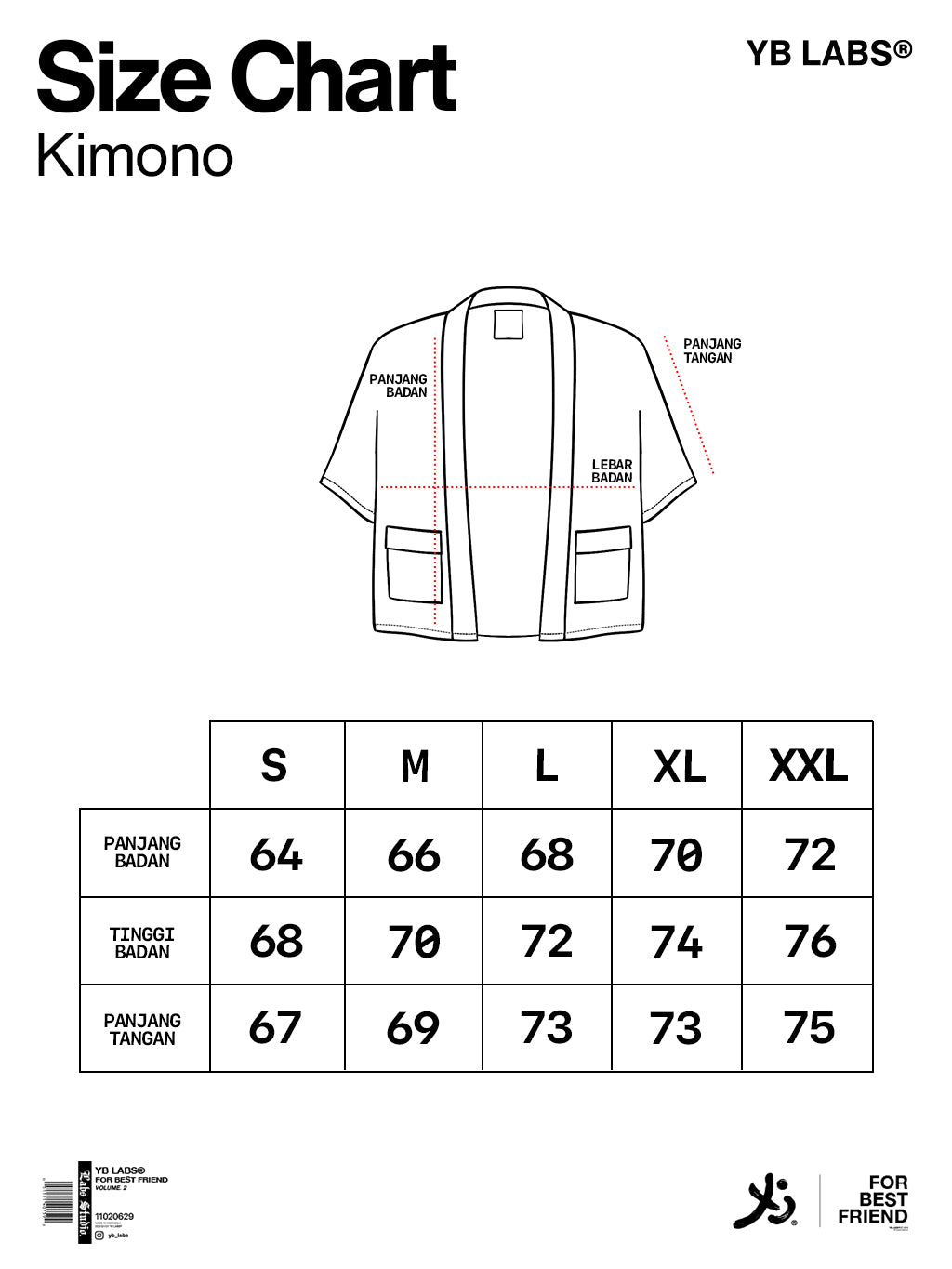 YB Labs - Kimono Kurai Black