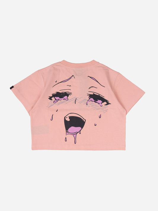 YB Labs Studio - Tshirt Crop Top Hyogen Bush Orange