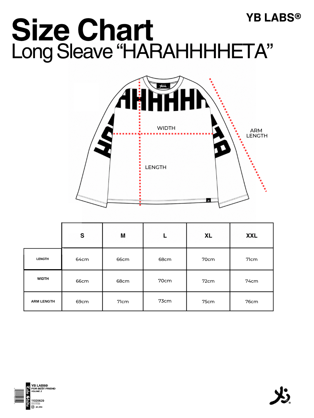 YB Labs - Tshirt Longsleeve Haraheta Black