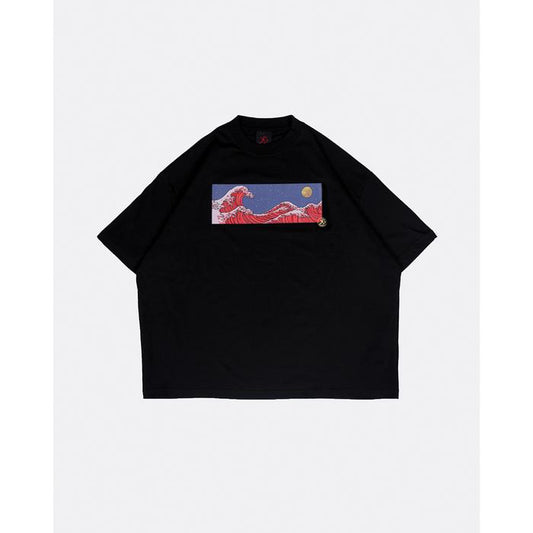YB Labs - Tshirt Great Wave Black
