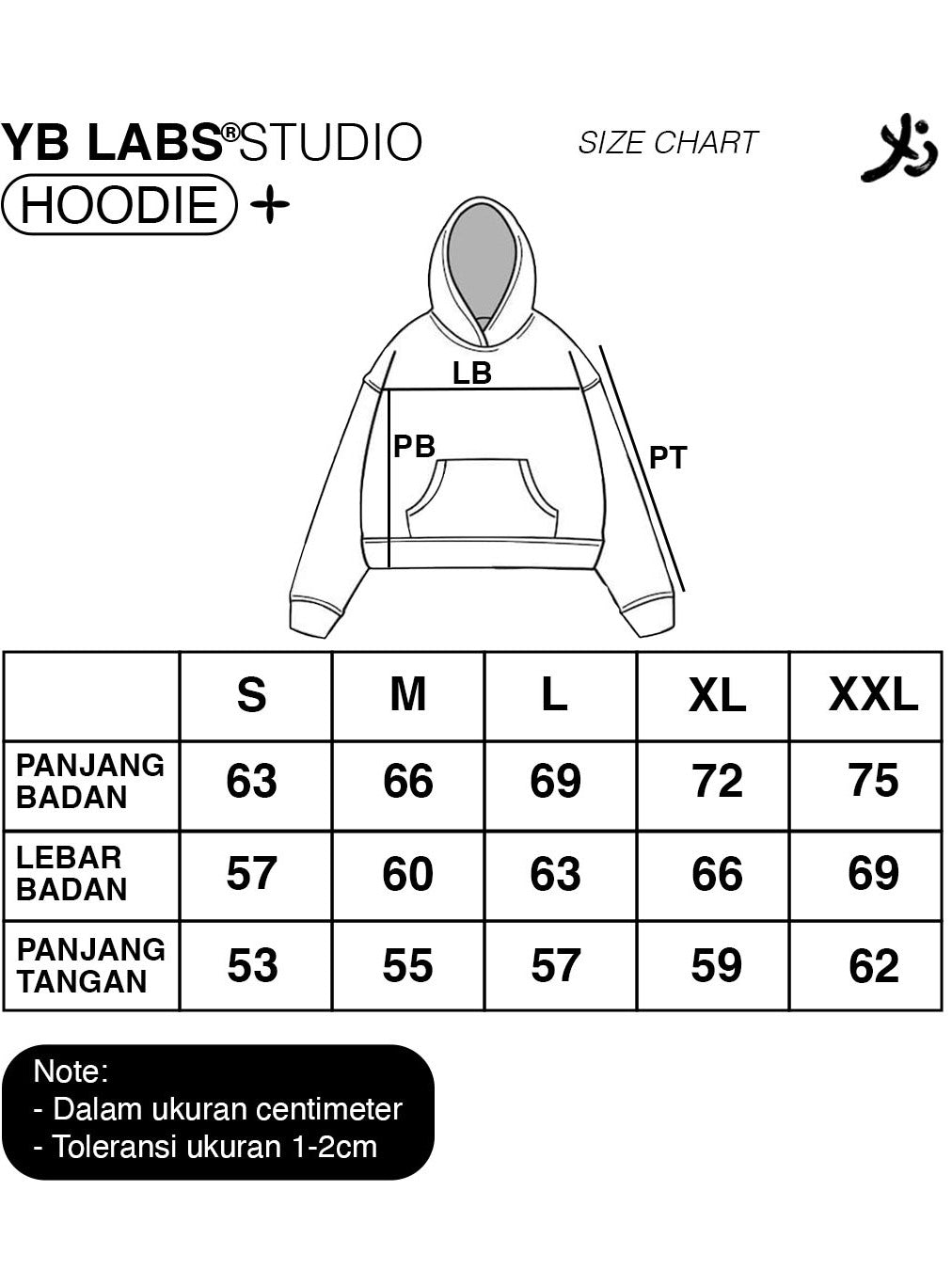 YB Labs - Hoodie Black