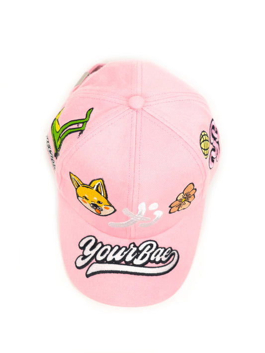 YB Labs Studio - Baseballcap Patchi Pink