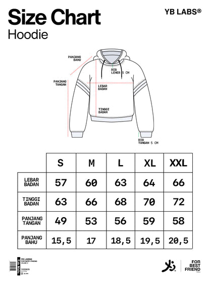 YB Labs Studio -  Hoodie Kizu Dark Grey