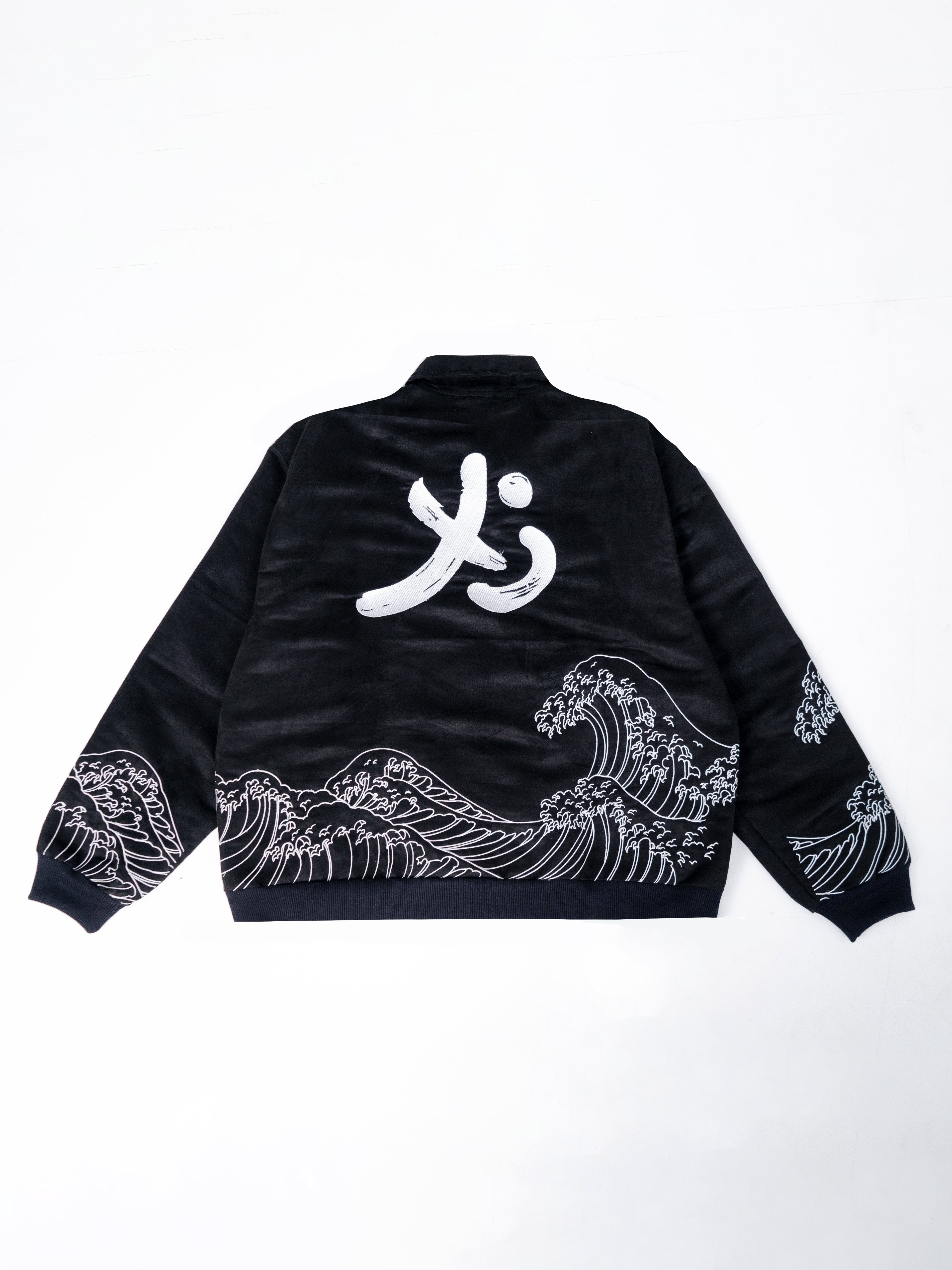 YB Labs - Wave Suede Jacket Black – YB LABS