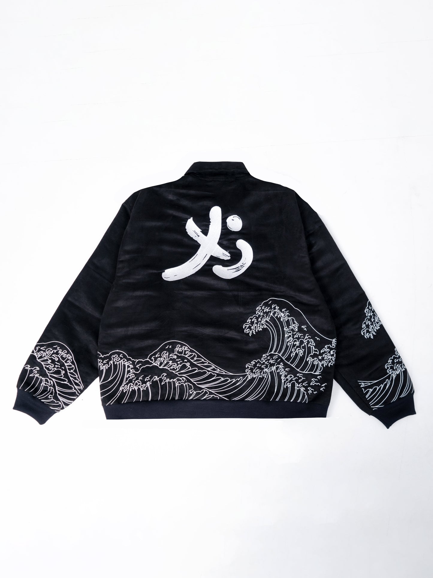 YB Labs Studio - Wave Suede Jacket Black