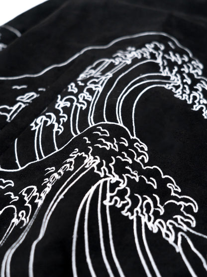 YB Labs Studio - Wave Suede Jacket Black