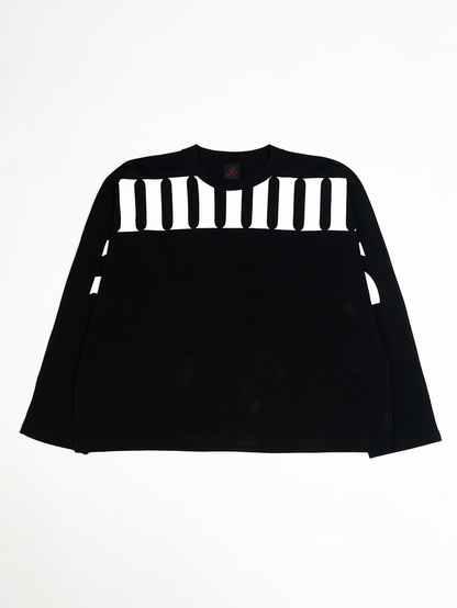 YB Labs Studio - Tshirt Longsleeve Anjiiiiiiiiiing Black