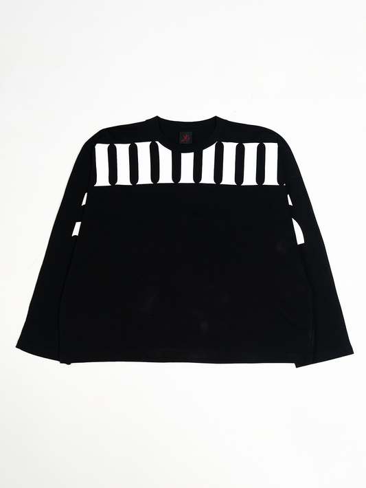 YB Labs - Tshirt Longsleeve Anjiiiiiiiiiing Black