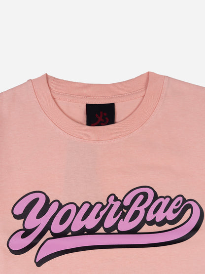 YB Labs Studio - Tshirt Crop Top Hyogen Bush Orange