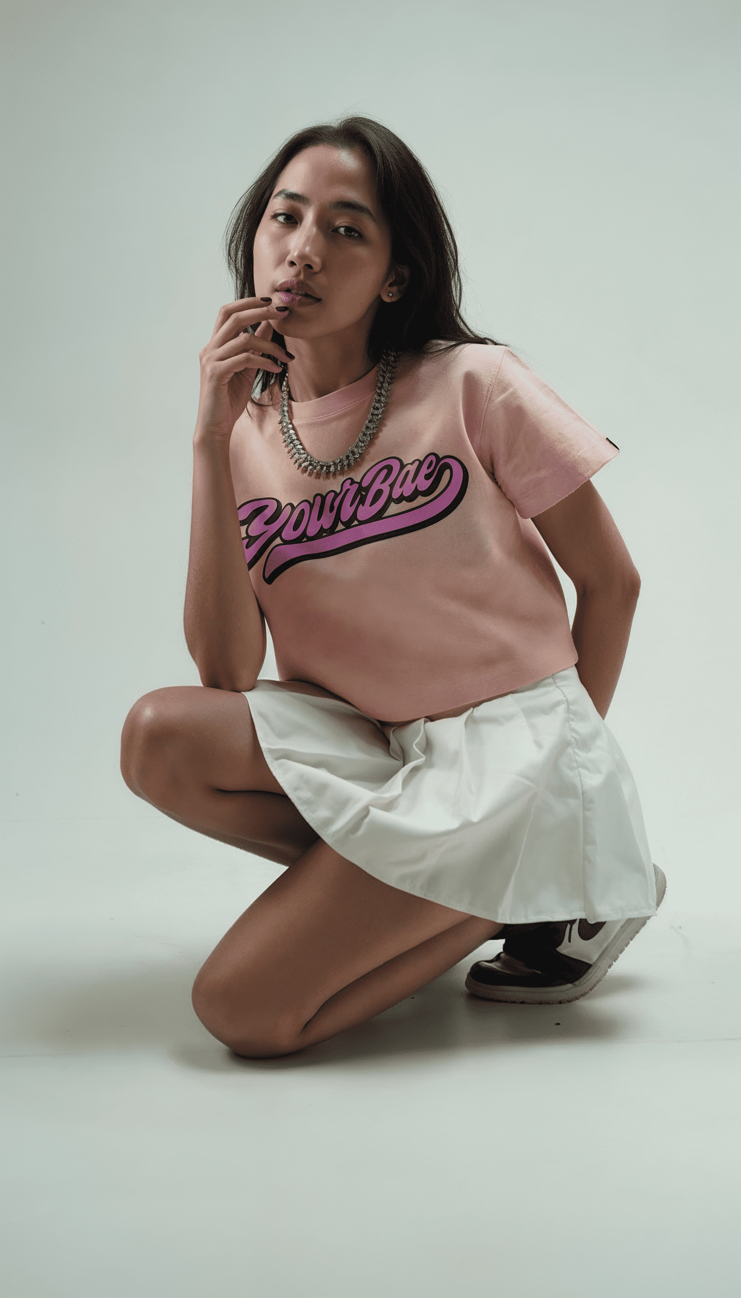 YB Labs Studio - Tshirt Crop Top Hyogen Bush Orange