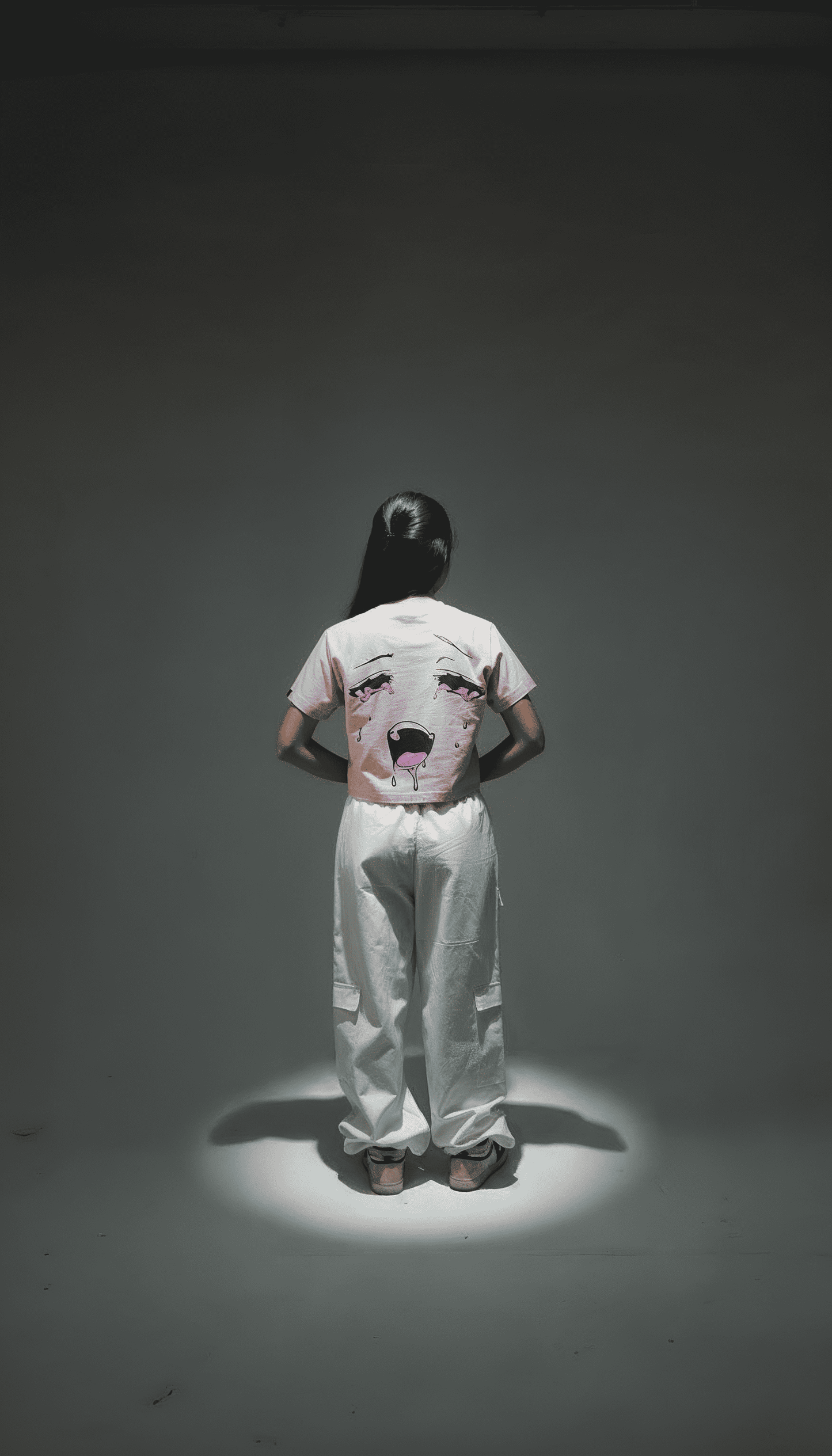 YB Labs Studio - Tshirt Crop Top Hyogen Bush Orange