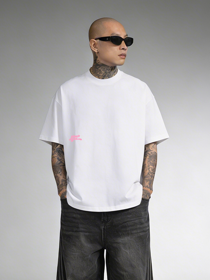 Tshirt Lonely White, reza arap, marapthon, yb labs
