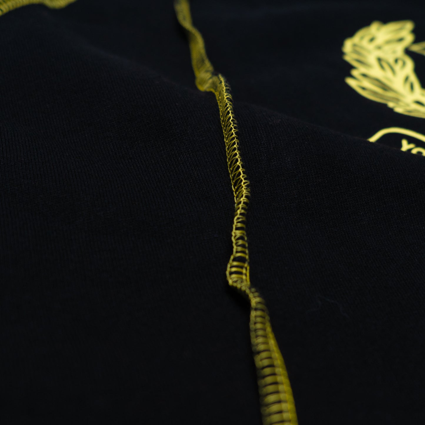 YB Labs Studio - Crewneck Waffle After Class Black