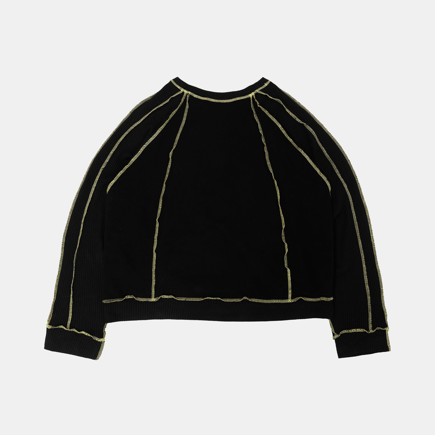 YB Labs Studio - Crewneck Waffle After Class Black