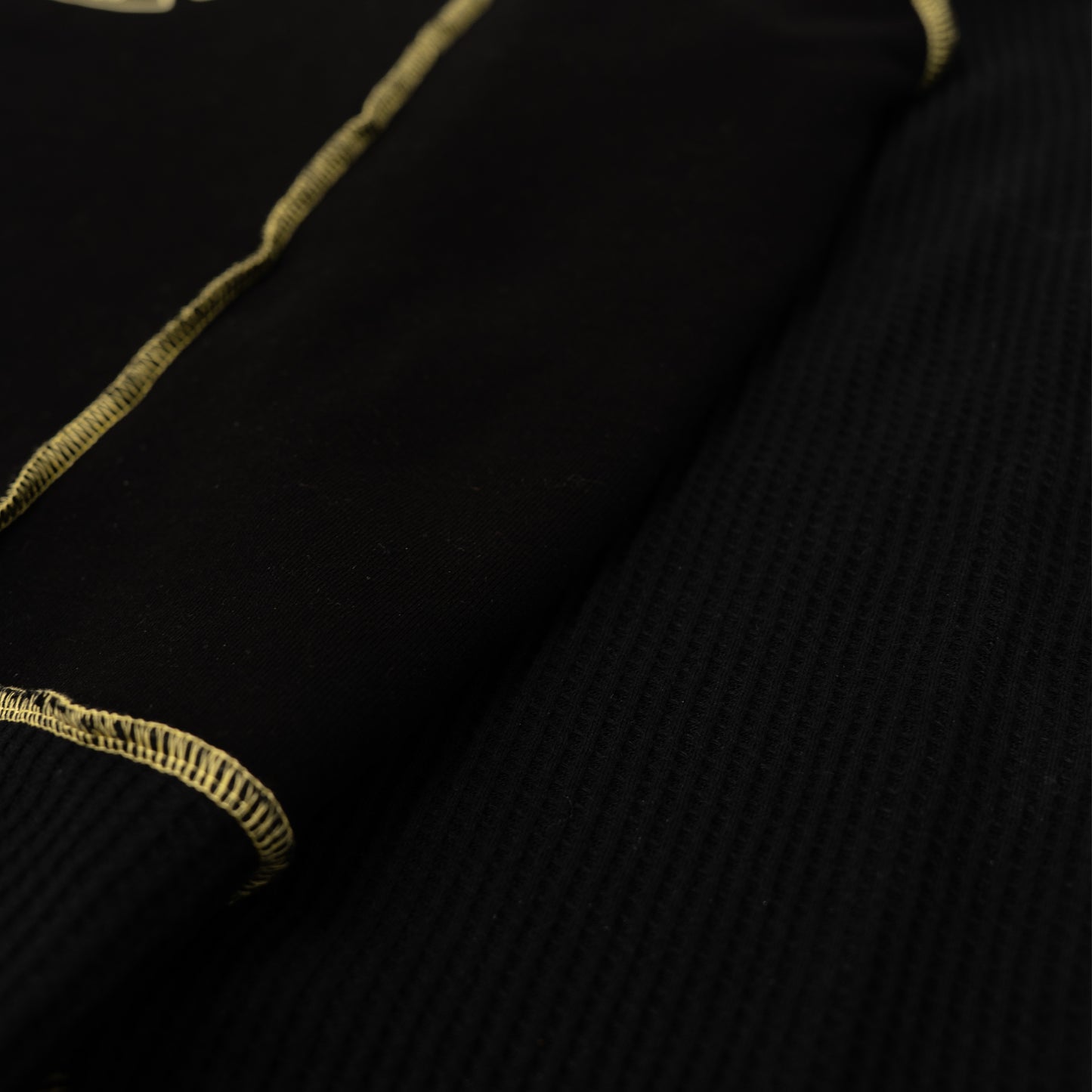 YB Labs Studio - Crewneck Waffle After Class Black