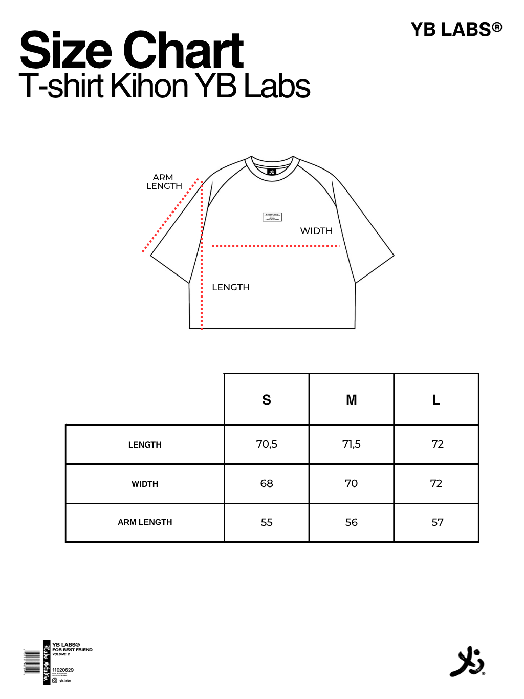 YB Labs Studio - Tshirt Basic Kihon