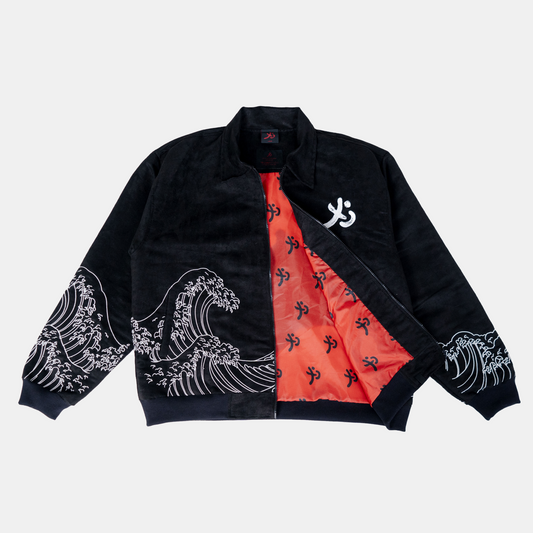 Wave Suede Jacket Black, reza arap, marapthon, yb labs, yourbae