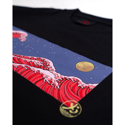 YB Labs Studio - Tshirt Great Wave Black