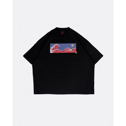 YB Labs Studio - Tshirt Great Wave Black
