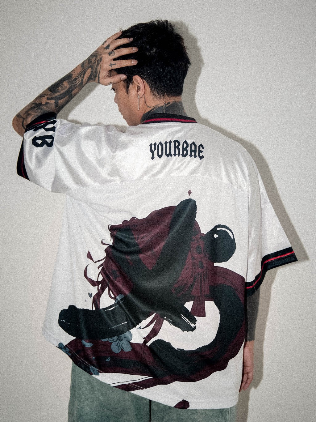 YB Labs Studio - Jersey Ejji White