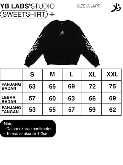 YB Labs Studio - Godspeed Sweatshirt Black