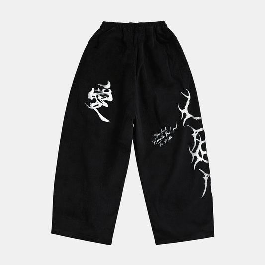 YB Labs Studio - Longpants Corduroy Shin Black