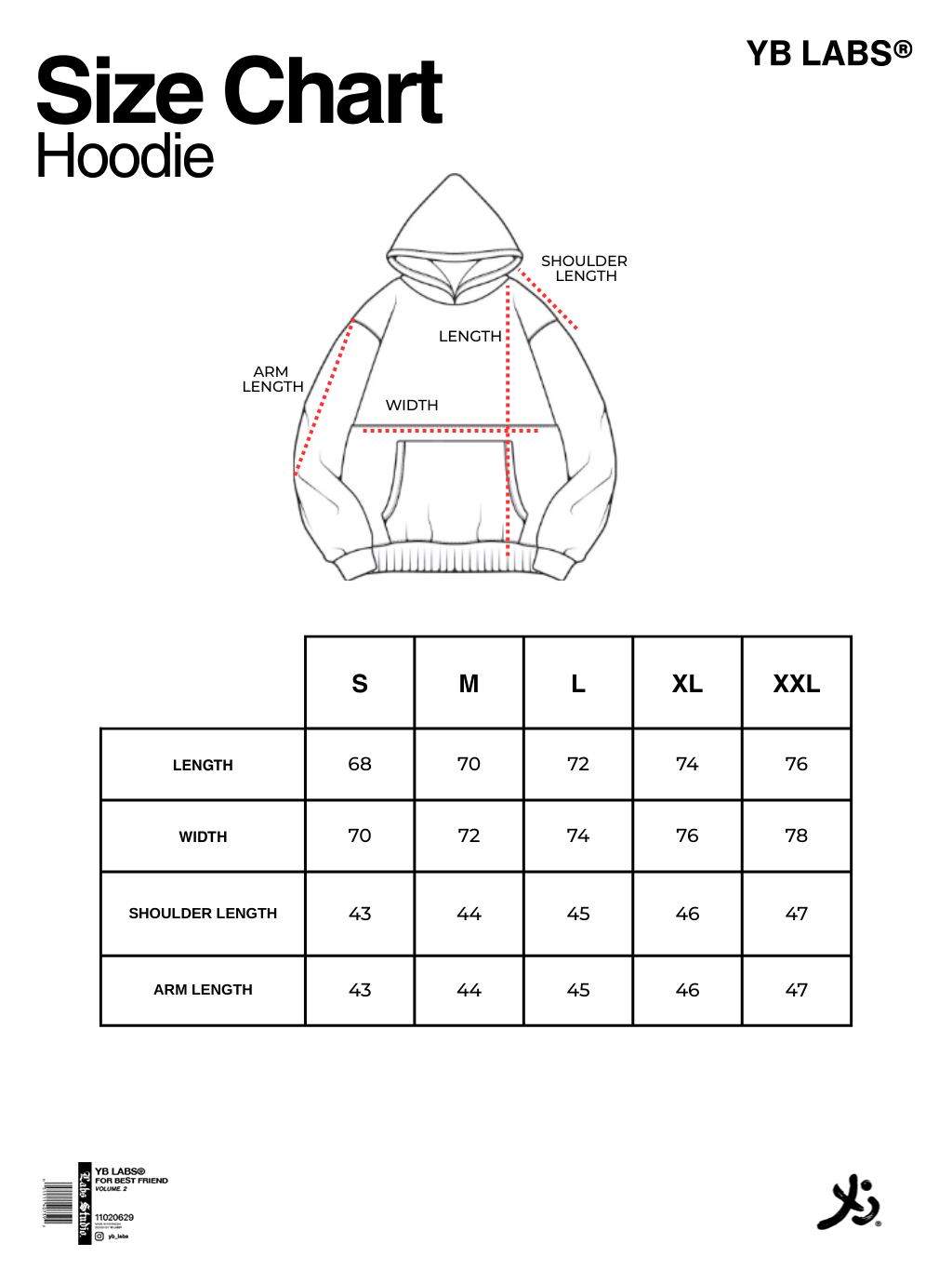 YB Labs - Hoodie Oversized Gomu