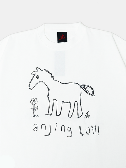YB Labs - Tshirt Kickpony White