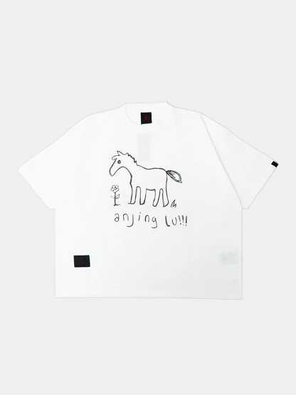 YB Labs - Tshirt Kickpony White