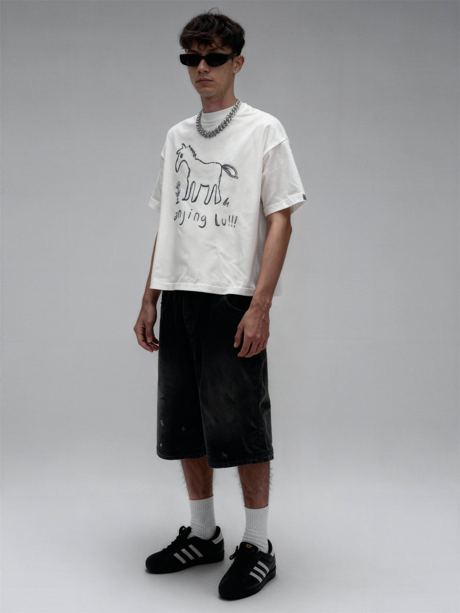 YB Labs - Tshirt Kickpony White