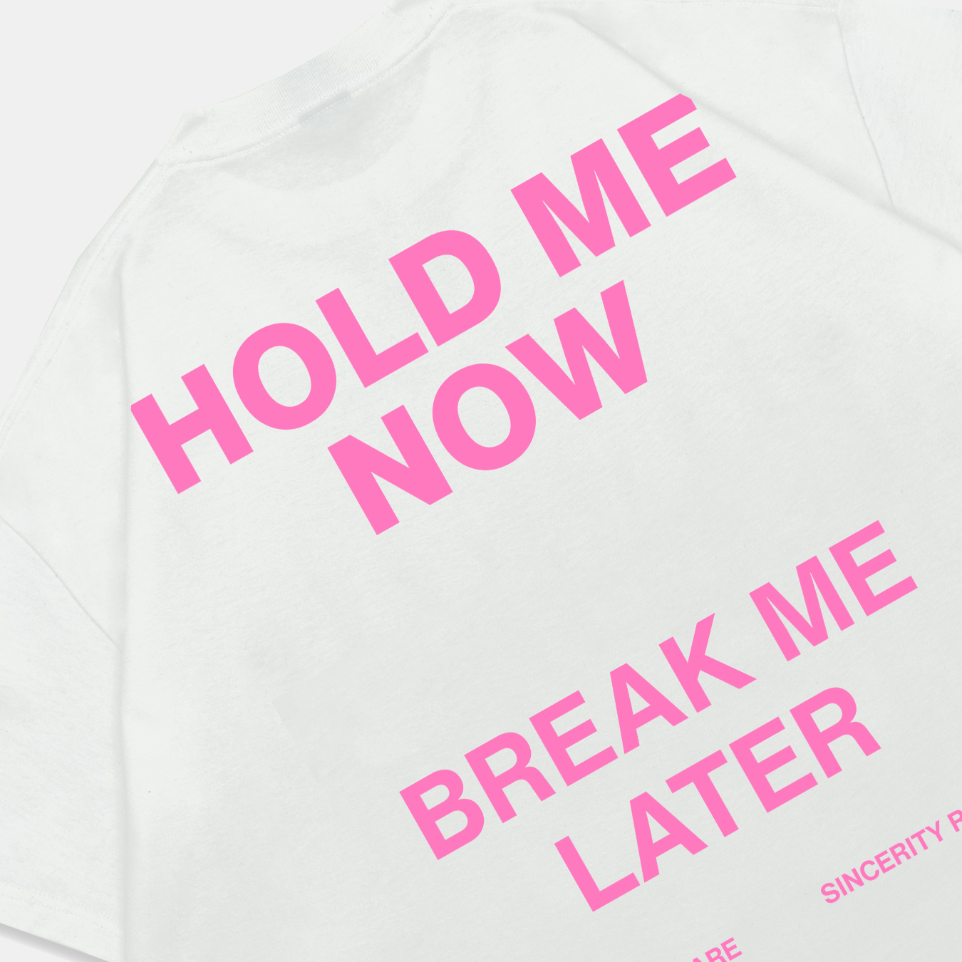 Tshirt Lonely White, reza arap, marapthon, yb labs