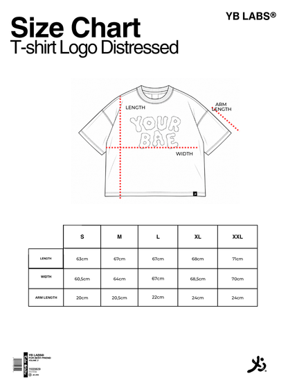 YB Labs Studio - Tshirt Basic Distressed